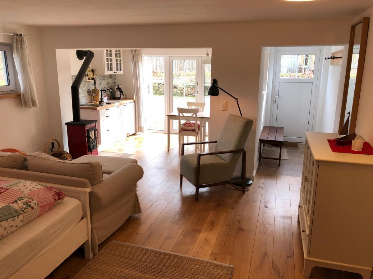 בינדורף Ferienwohnung Am Waldrand Mit Sauna מראה חיצוני תמונה