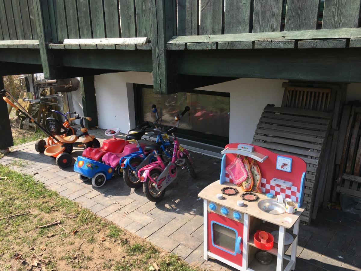 בינדורף Ferienwohnung Am Waldrand Mit Sauna מראה חיצוני תמונה