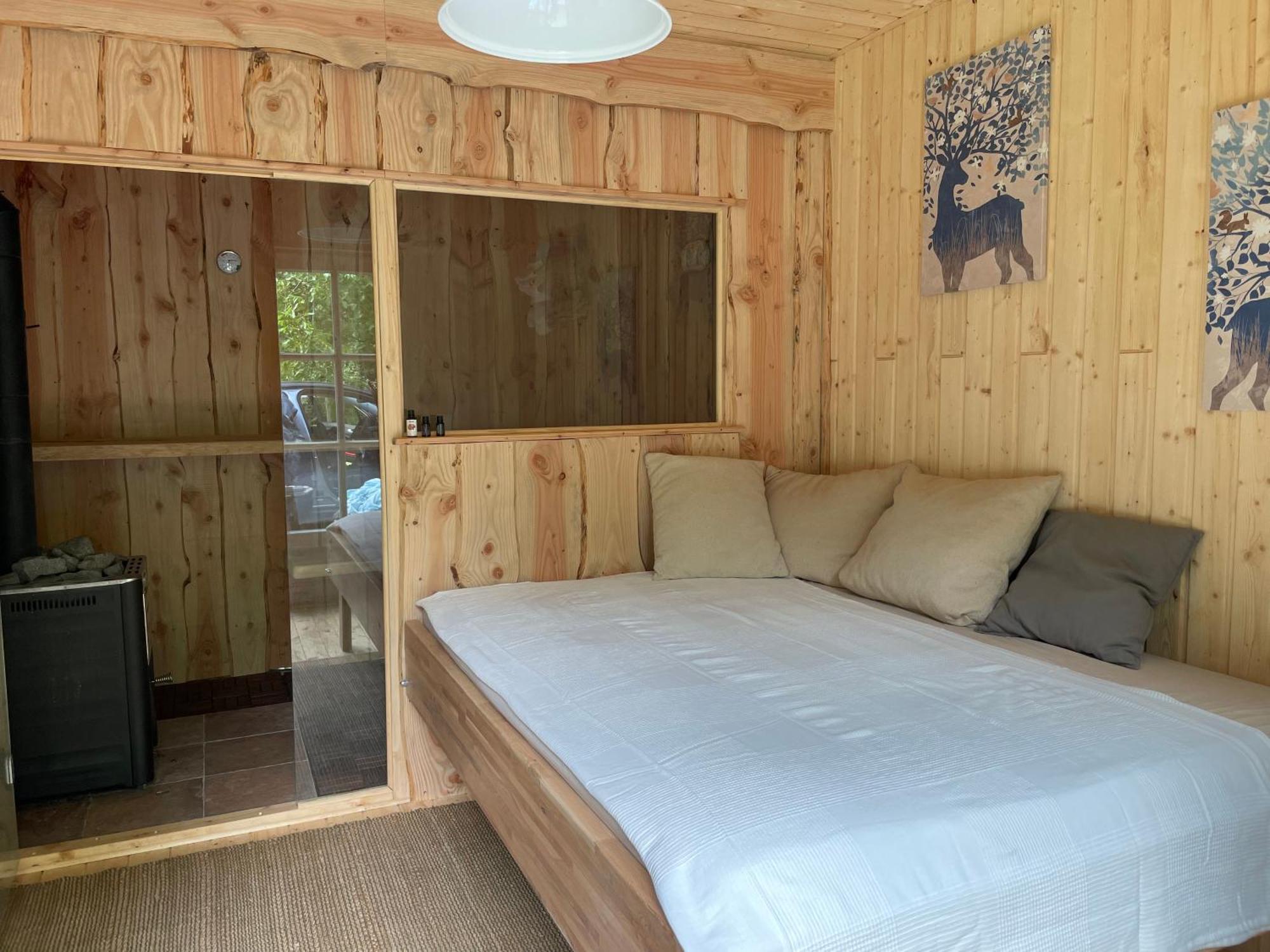 בינדורף Ferienwohnung Am Waldrand Mit Sauna מראה חיצוני תמונה